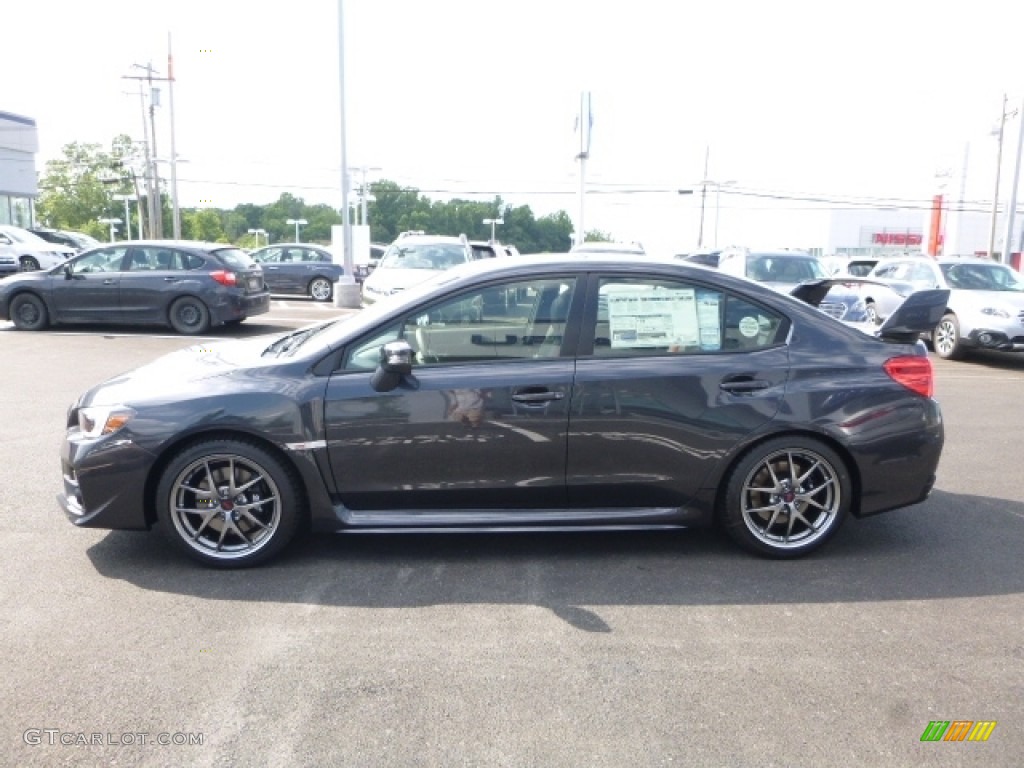 2017 WRX STI Limited - Dark Gray Metallic / Carbon Black photo #11