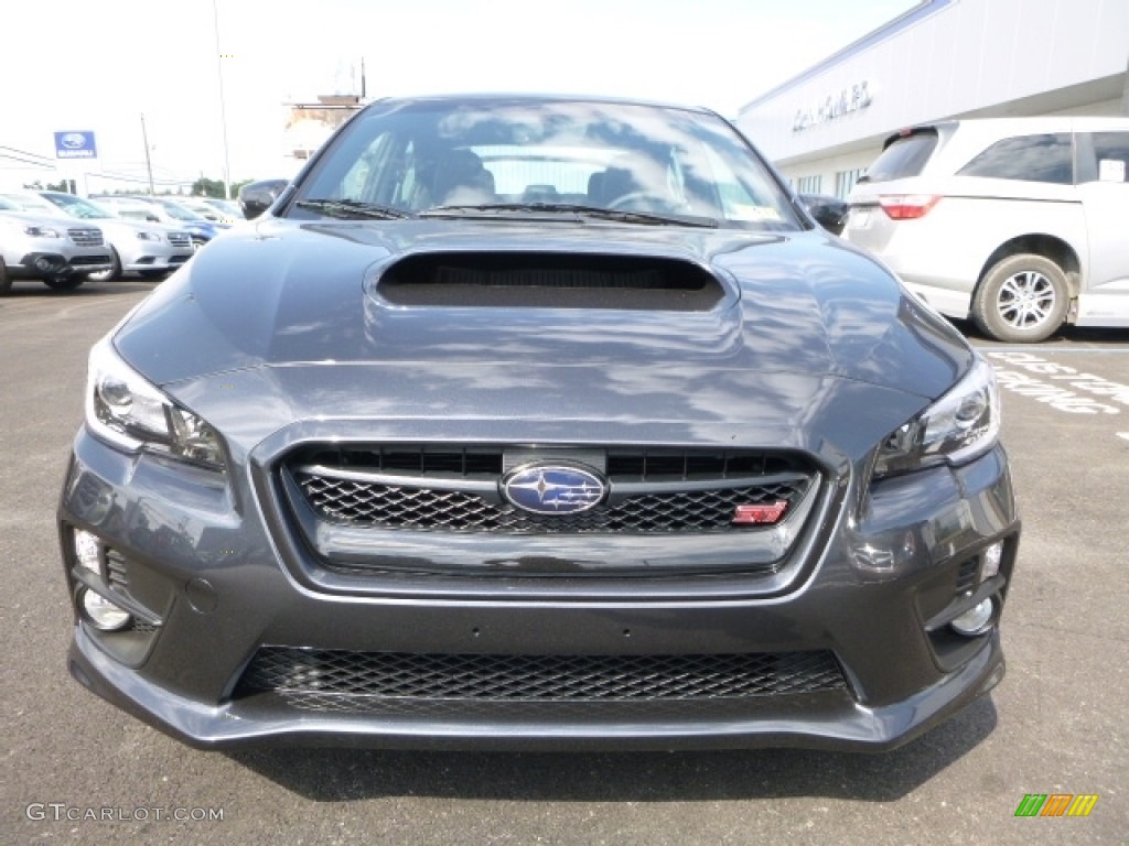 2017 WRX STI Limited - Dark Gray Metallic / Carbon Black photo #13