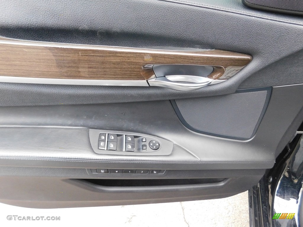 2009 7 Series 750Li Sedan - Azurite Black Metallic / Champagne Full Merino Leather photo #15