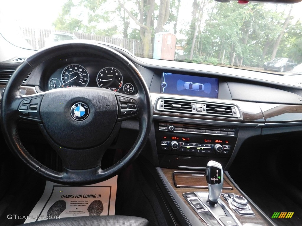 2009 7 Series 750Li Sedan - Azurite Black Metallic / Champagne Full Merino Leather photo #19
