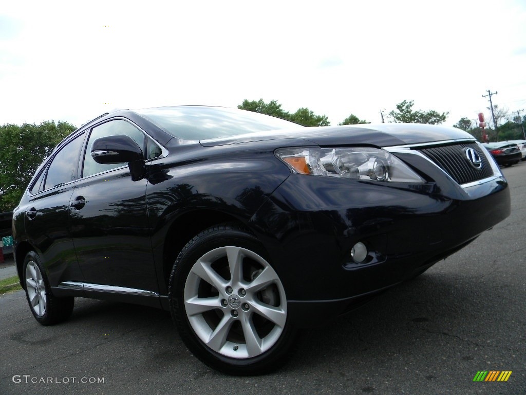 2010 RX 350 - Black Sapphire Pearl / Parchment/Brown Walnut photo #2