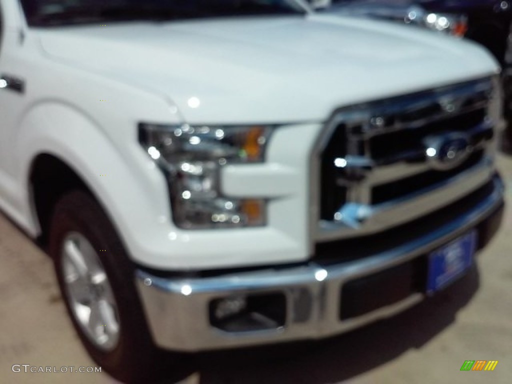 2016 F150 XLT SuperCab - Oxford White / Medium Earth Gray photo #20