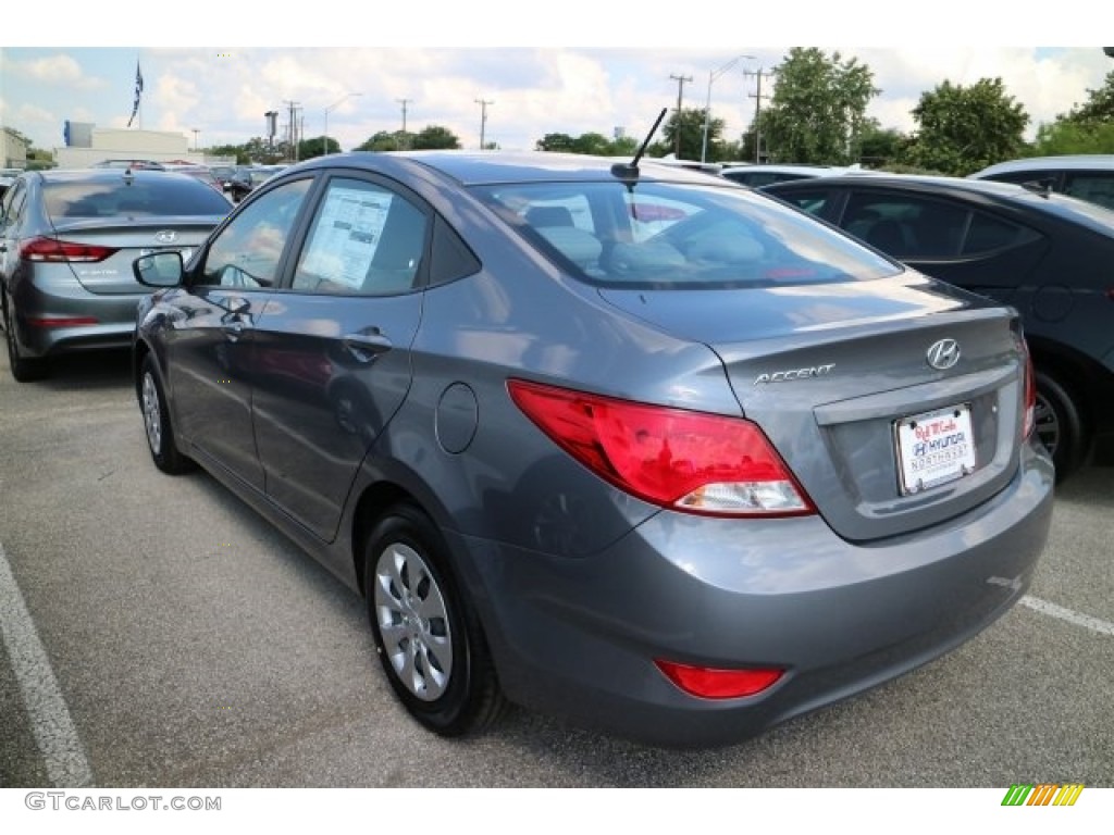 2016 Accent SE Sedan - Triathlon Gray / Gray photo #5