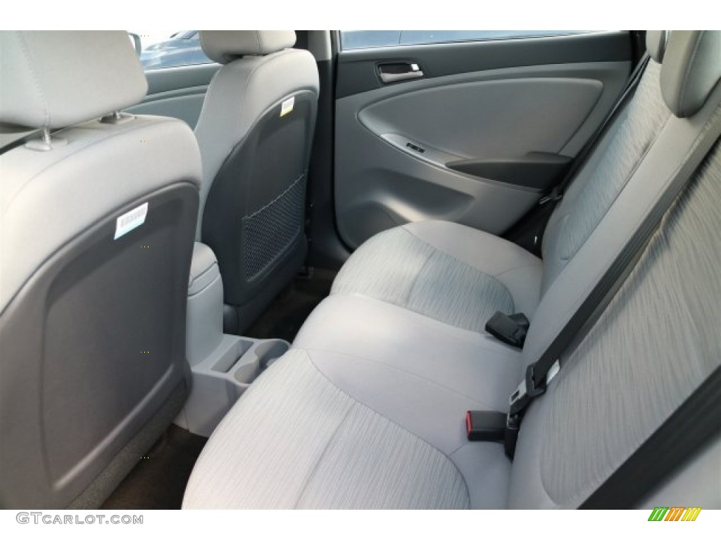 2016 Accent SE Sedan - Triathlon Gray / Gray photo #9