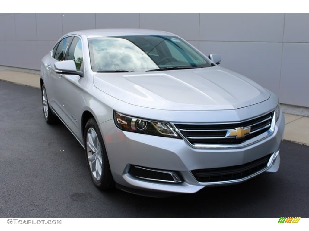 Silver Ice Metallic 2017 Chevrolet Impala LT Exterior Photo #114123325