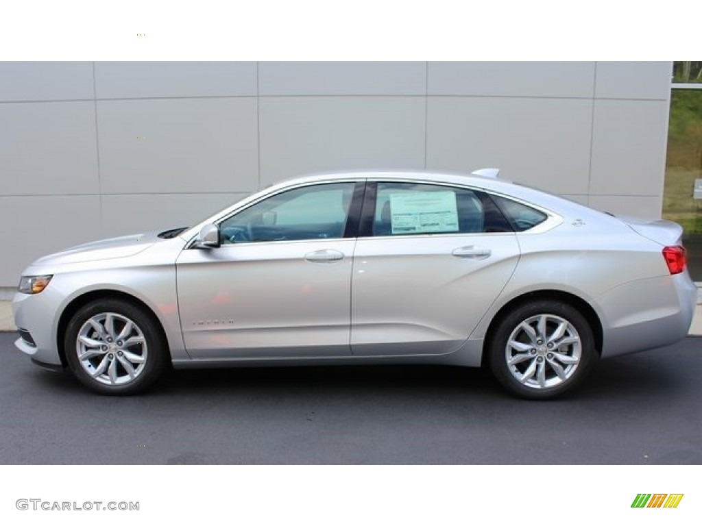 Silver Ice Metallic 2017 Chevrolet Impala LT Exterior Photo #114123343