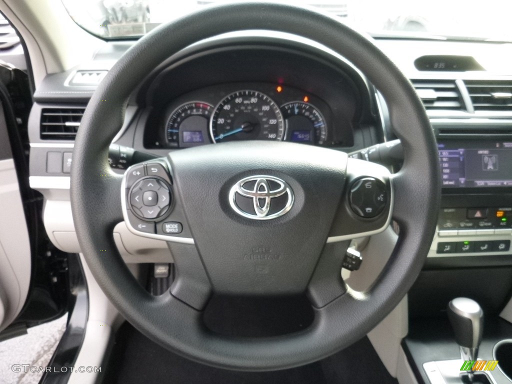 2014 Camry LE - Attitude Black Metallic / Ash photo #19