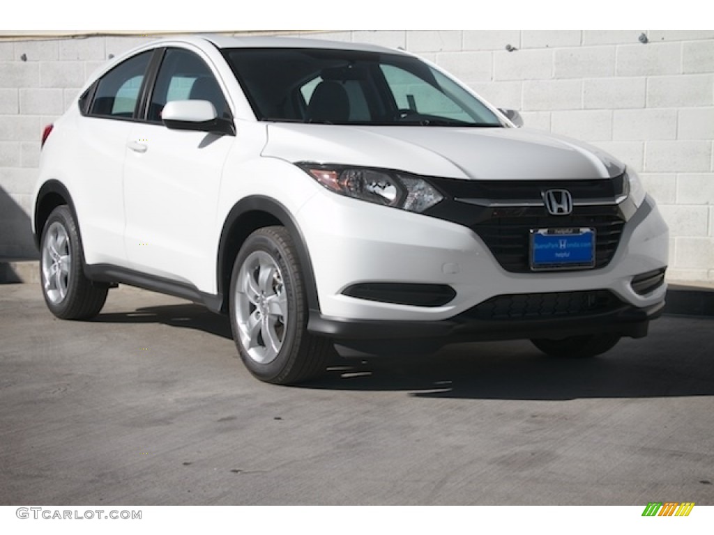 2016 HR-V LX - White Orchid Pearl / Gray photo #1