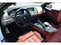 Vermillion Red Prime Interior Photo for 2013 BMW 6 Series #114130837