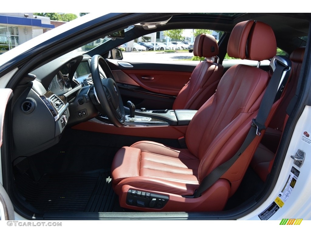 2013 6 Series 650i xDrive Coupe - Alpine White / Vermillion Red photo #11