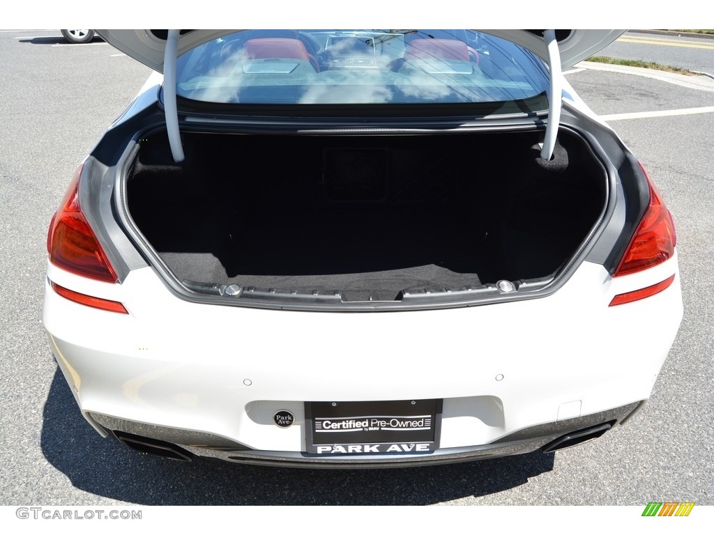 2013 6 Series 650i xDrive Coupe - Alpine White / Vermillion Red photo #22