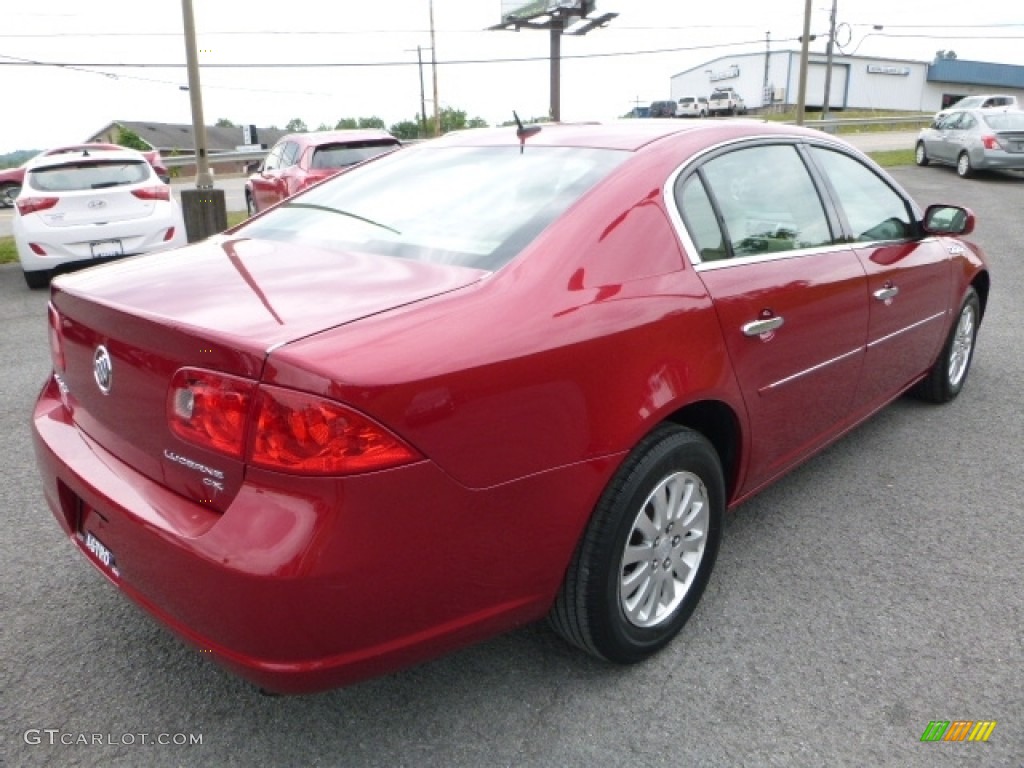 2008 Lucerne CX - Crystal Red Tintcoat / Cocoa/Cashmere photo #8