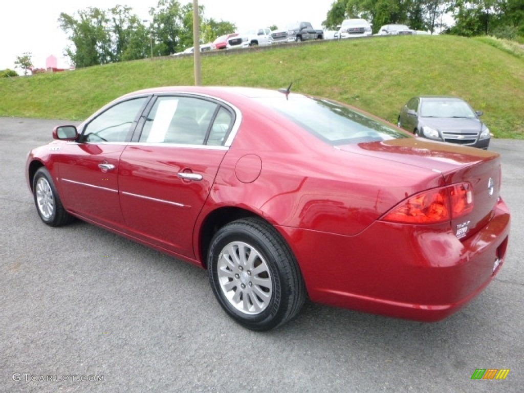 2008 Lucerne CX - Crystal Red Tintcoat / Cocoa/Cashmere photo #10
