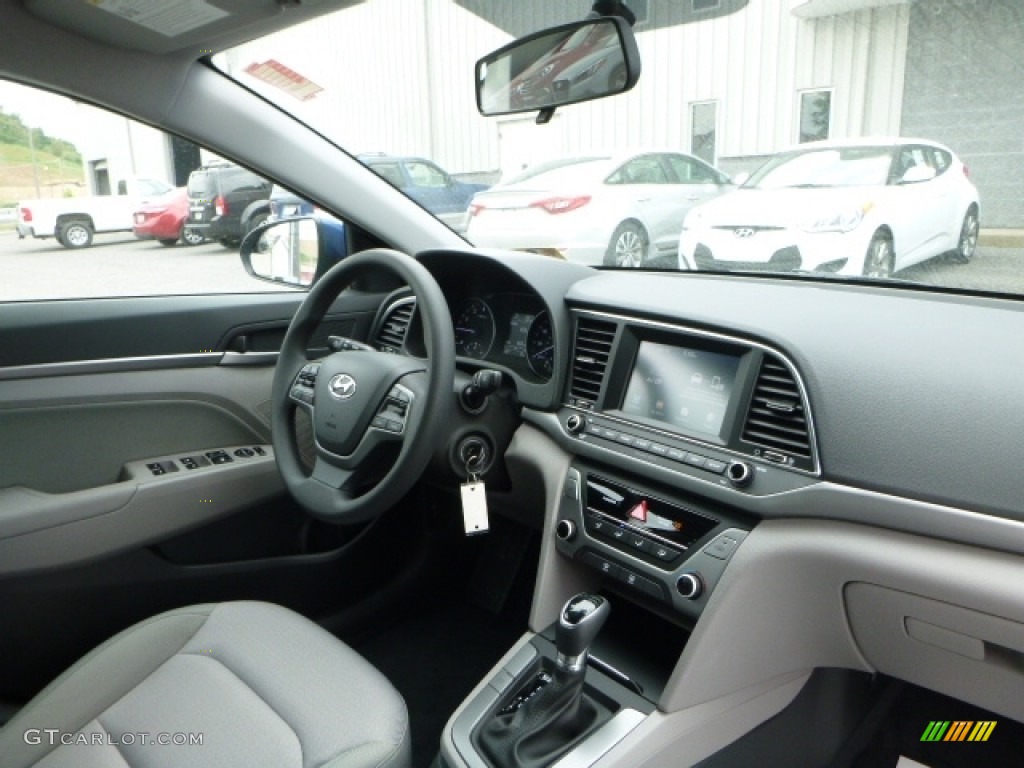 2017 Elantra SE - Lakeside Blue / Gray photo #4