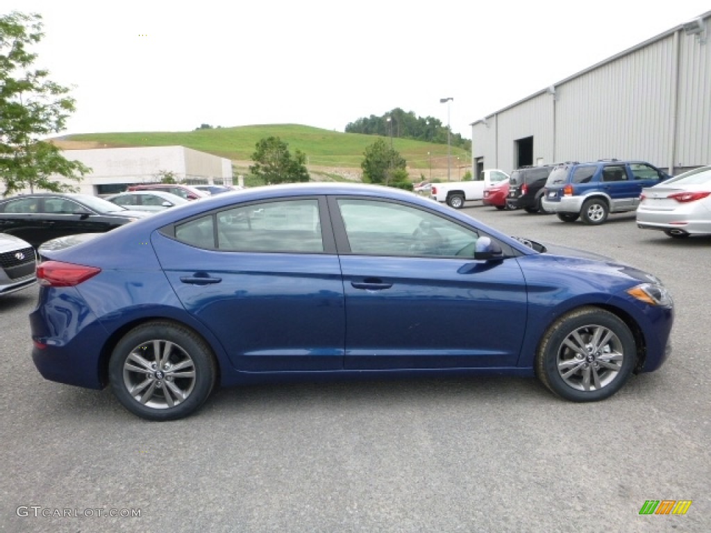 2017 Elantra SE - Lakeside Blue / Gray photo #6