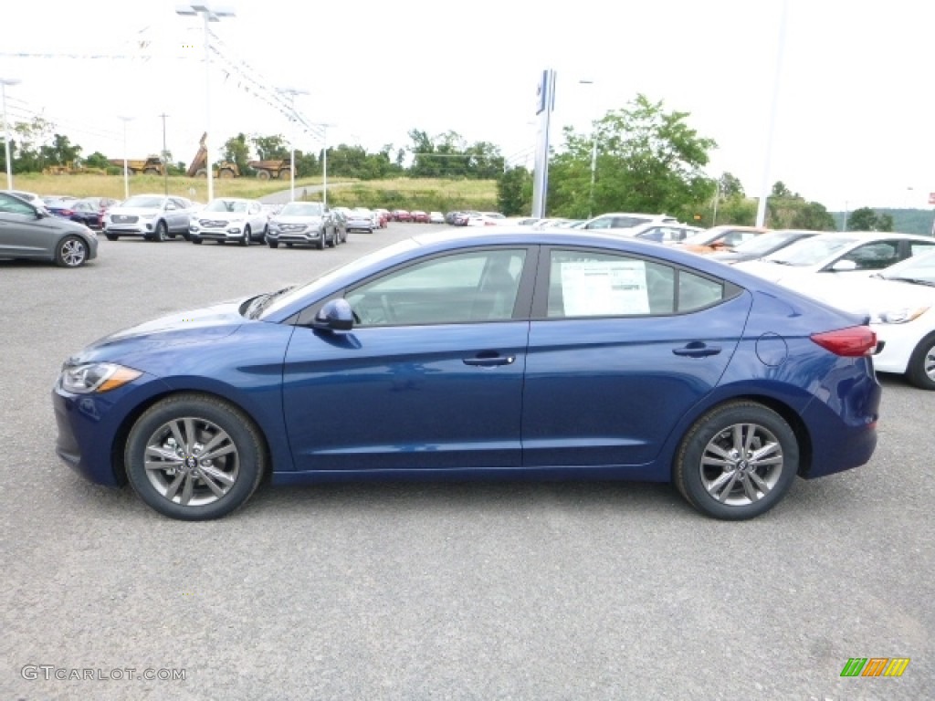 2017 Elantra SE - Lakeside Blue / Gray photo #10