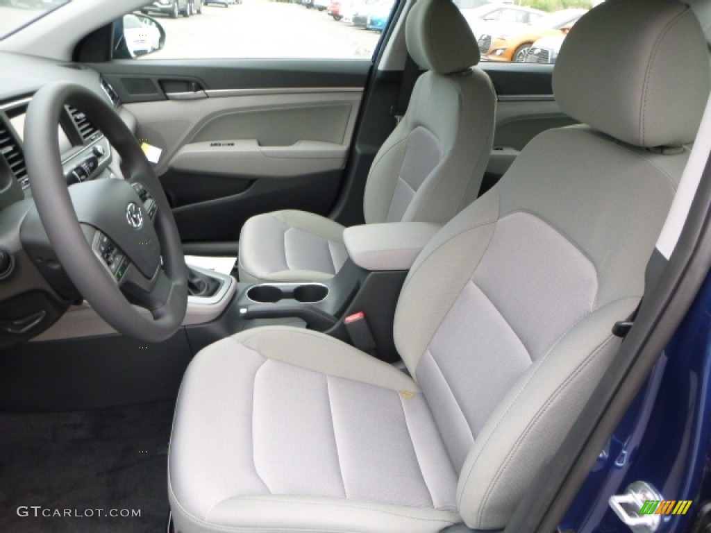 2017 Elantra SE - Lakeside Blue / Gray photo #14