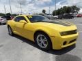 2012 Rally Yellow Chevrolet Camaro LS Coupe  photo #10