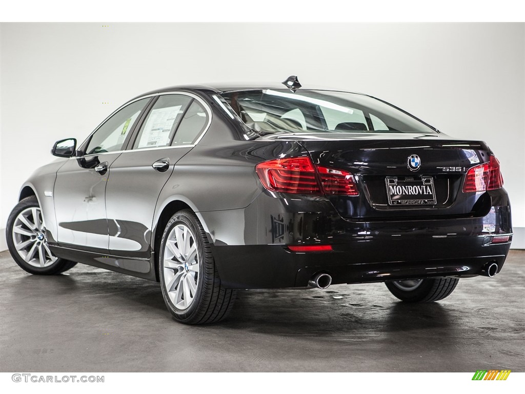 2016 5 Series 535i Sedan - Black Sapphire Metallic / Black photo #3