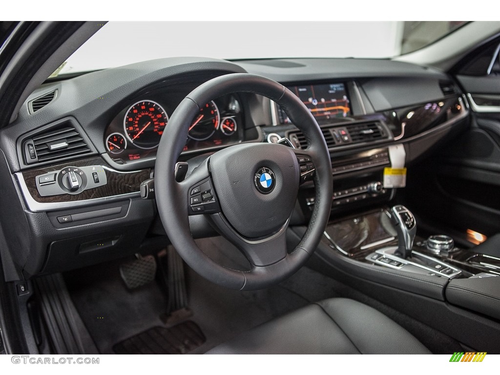 2016 5 Series 535i Sedan - Black Sapphire Metallic / Black photo #6