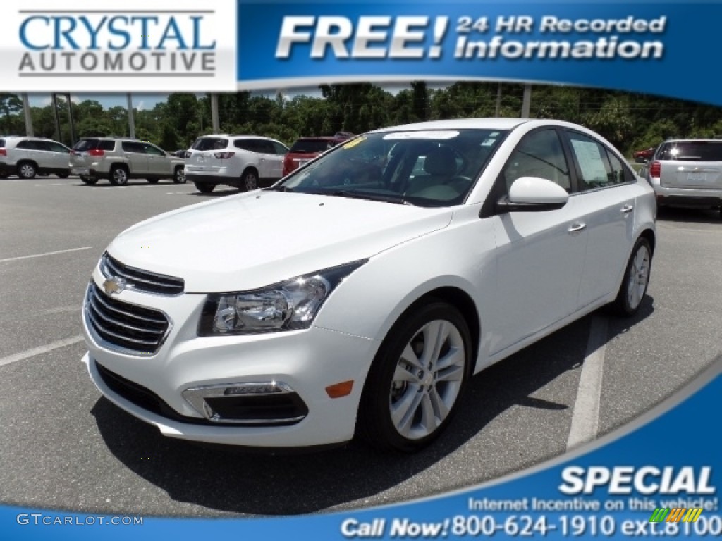 2016 Cruze Limited LTZ - Summit White / Jet Black photo #1