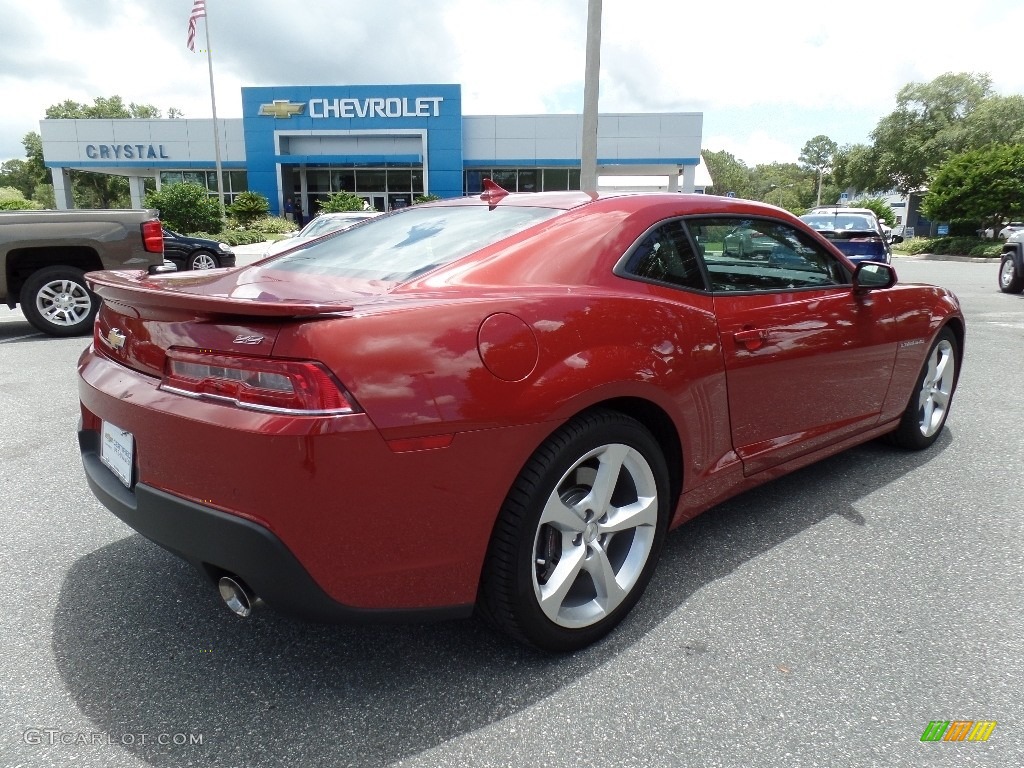 2015 Camaro SS/RS Coupe - Red Rock Metallic / Gray photo #8