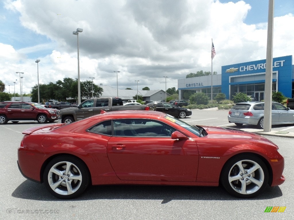 2015 Camaro SS/RS Coupe - Red Rock Metallic / Gray photo #10