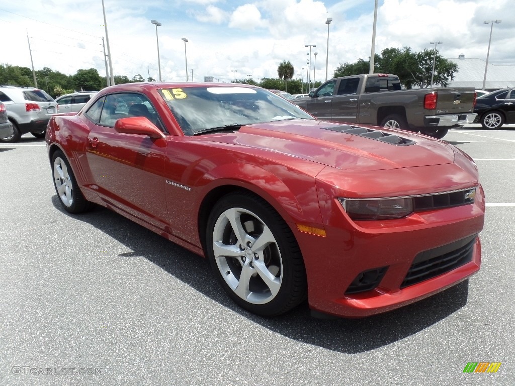 2015 Camaro SS/RS Coupe - Red Rock Metallic / Gray photo #11