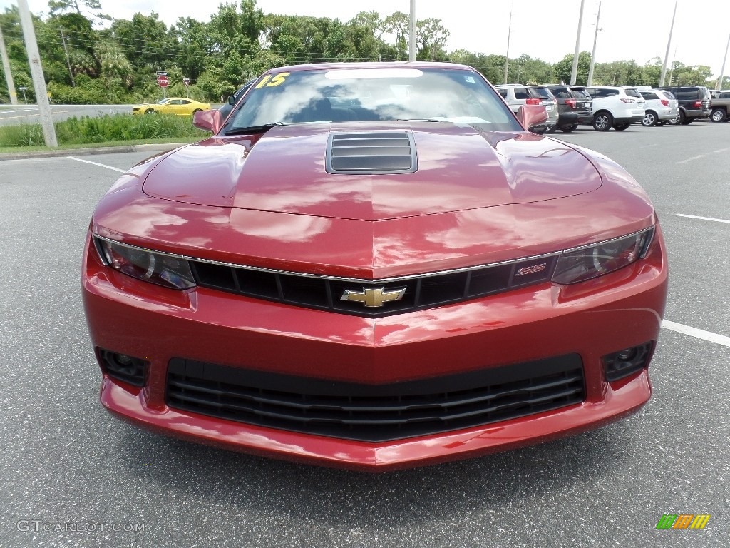 2015 Camaro SS/RS Coupe - Red Rock Metallic / Gray photo #14