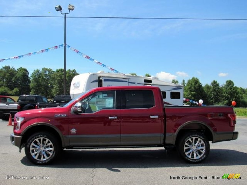 2016 F150 King Ranch SuperCrew 4x4 - Ruby Red / King Ranch Java photo #2