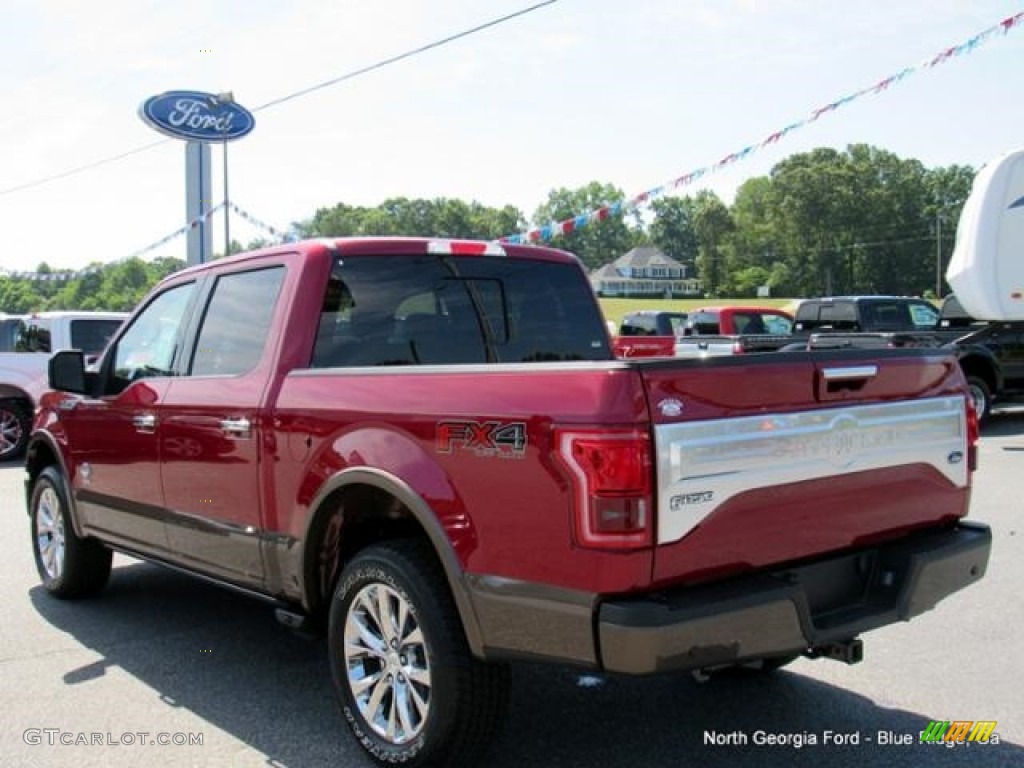 2016 F150 King Ranch SuperCrew 4x4 - Ruby Red / King Ranch Java photo #3