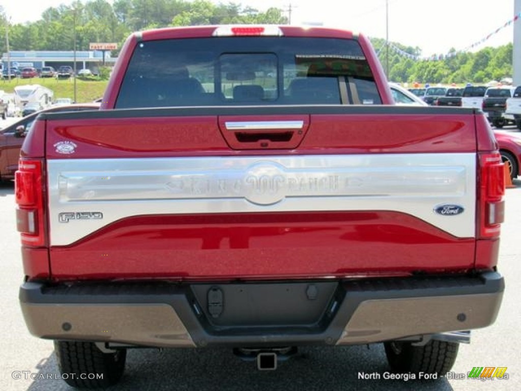 2016 F150 King Ranch SuperCrew 4x4 - Ruby Red / King Ranch Java photo #4