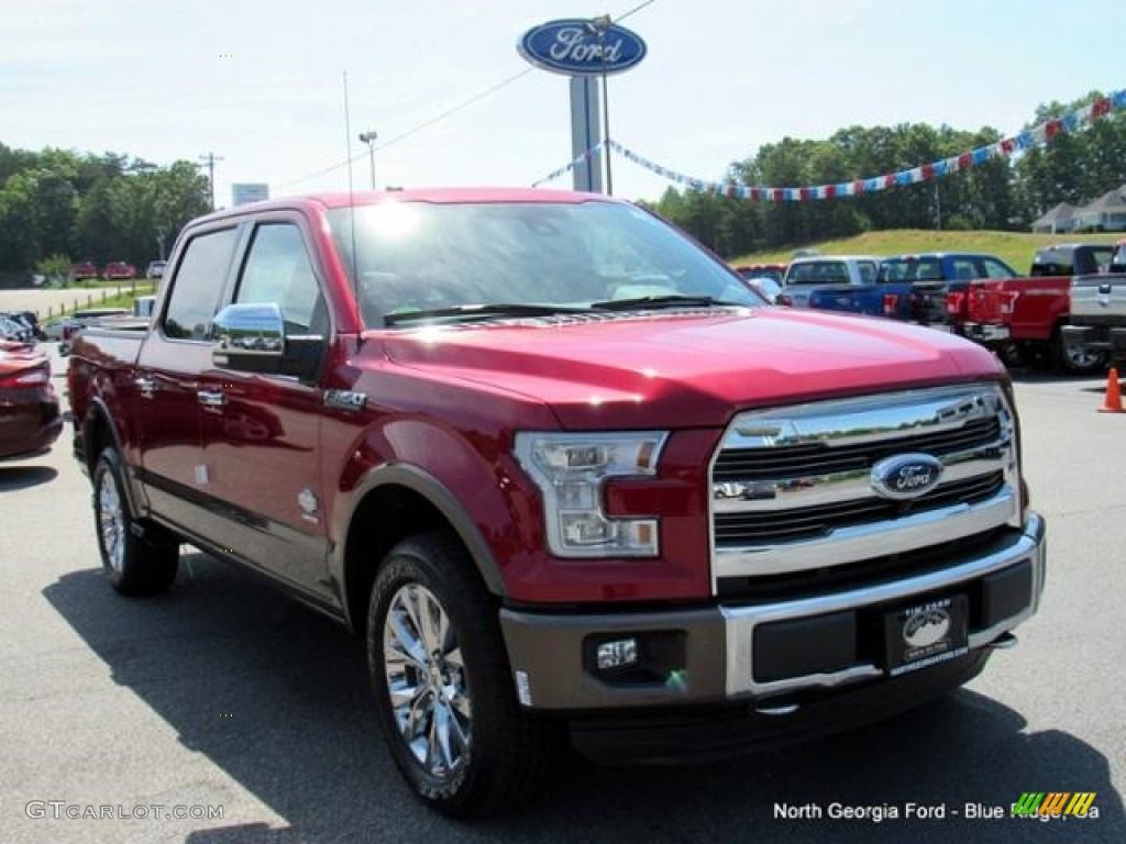 2016 F150 King Ranch SuperCrew 4x4 - Ruby Red / King Ranch Java photo #7
