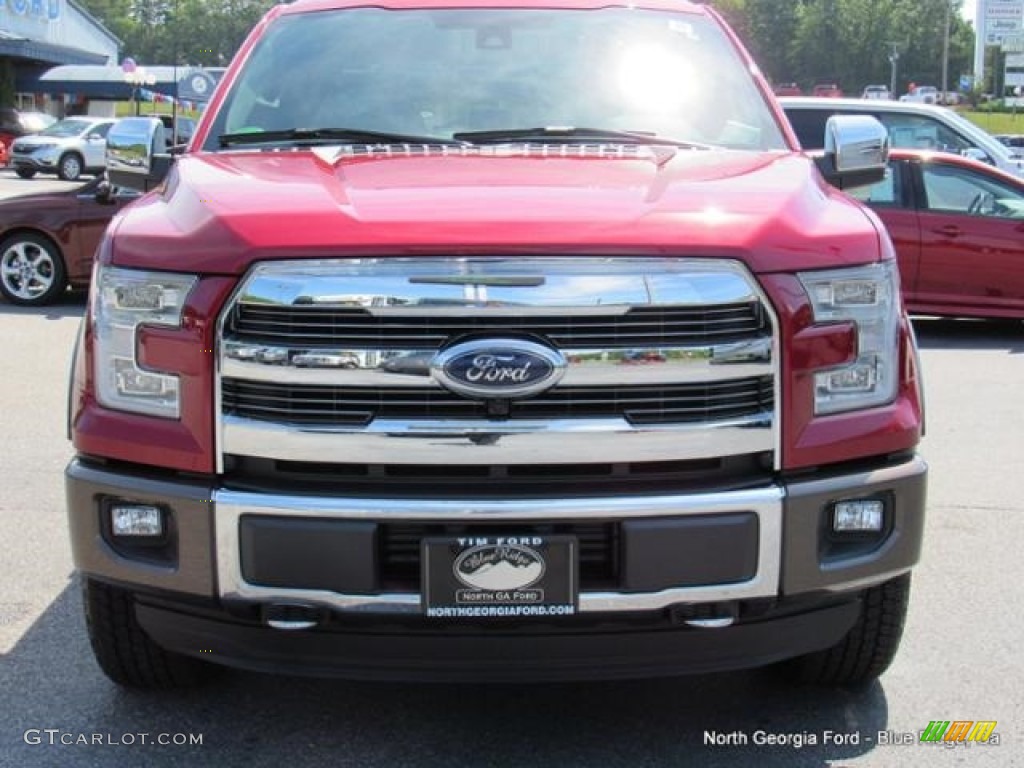 2016 F150 King Ranch SuperCrew 4x4 - Ruby Red / King Ranch Java photo #8