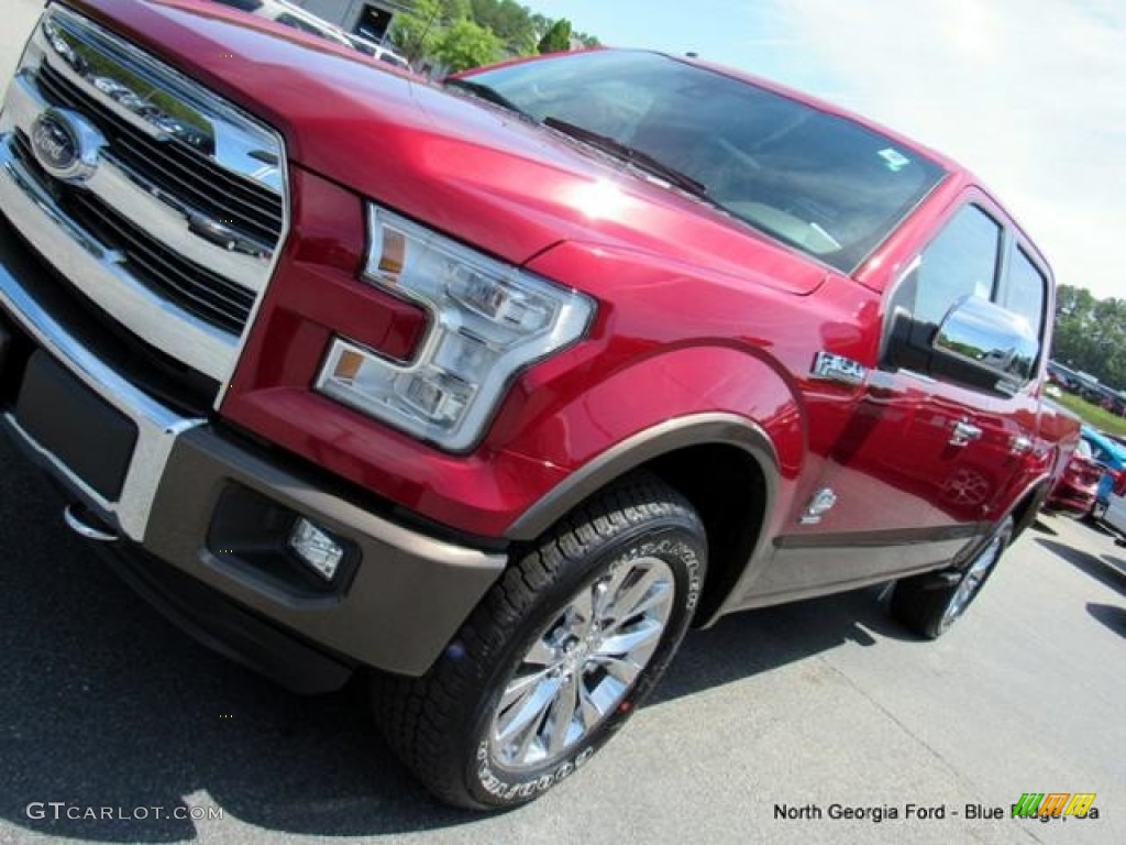 2016 F150 King Ranch SuperCrew 4x4 - Ruby Red / King Ranch Java photo #37