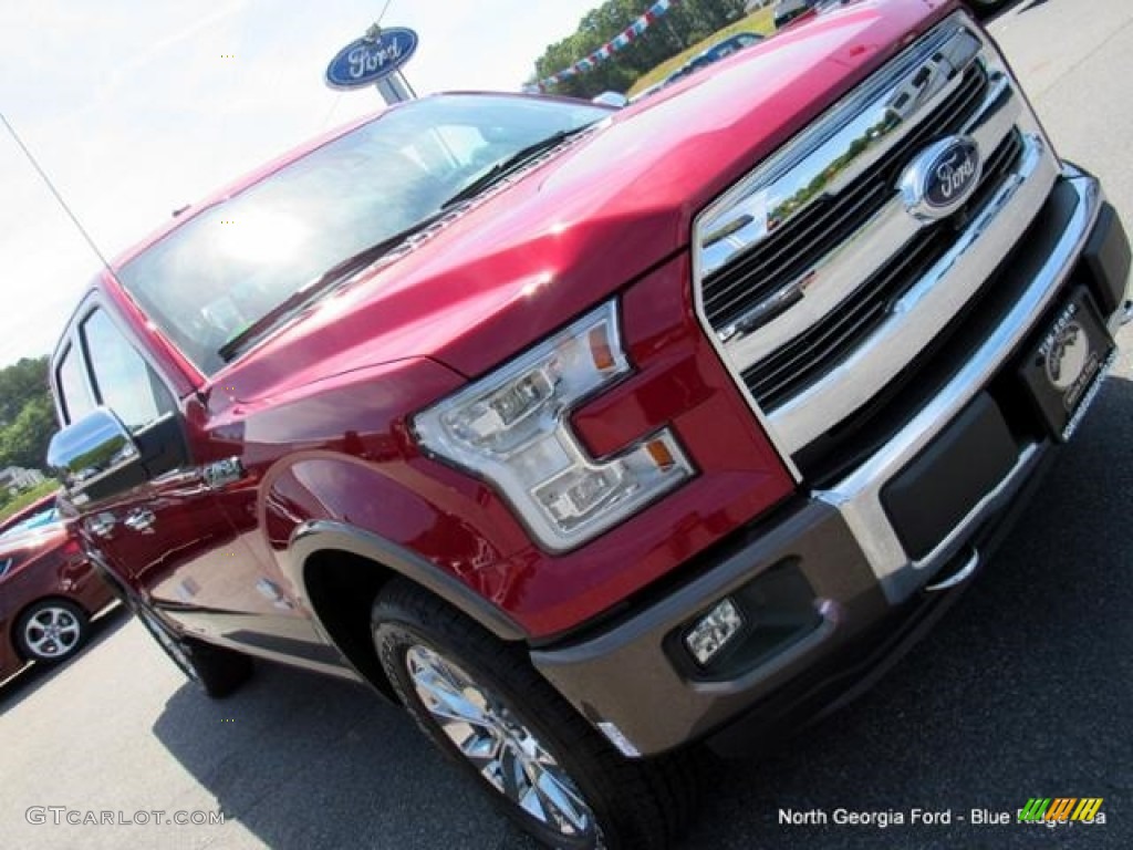 2016 F150 King Ranch SuperCrew 4x4 - Ruby Red / King Ranch Java photo #38