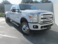 White Platinum Metallic - F350 Super Duty Lariat Crew Cab 4x4 DRW Photo No. 2