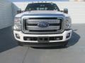 2016 White Platinum Metallic Ford F350 Super Duty Lariat Crew Cab 4x4 DRW  photo #8