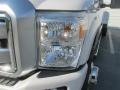 White Platinum Metallic - F350 Super Duty Lariat Crew Cab 4x4 DRW Photo No. 9