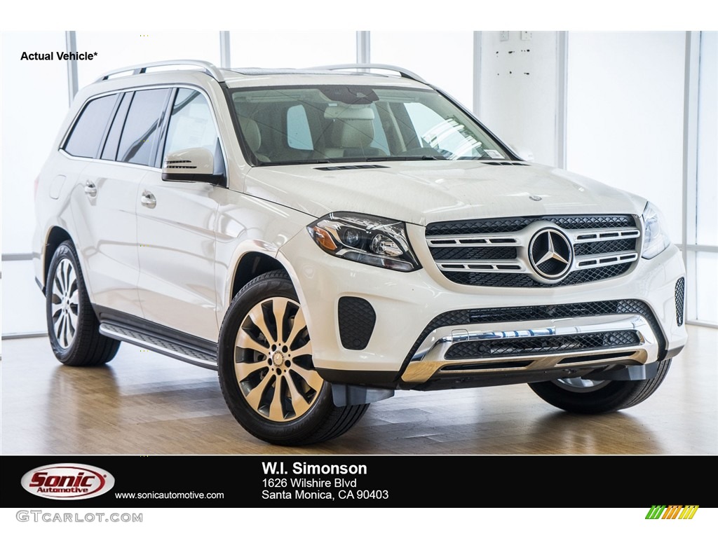 2017 GLS 450 4Matic - Polar White / Ginger Beige/Black photo #1