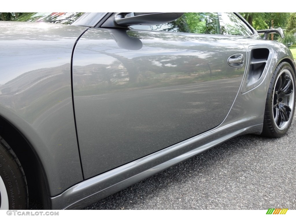 2008 911 GT2 - Meteor Grey Metallic / Black photo #11