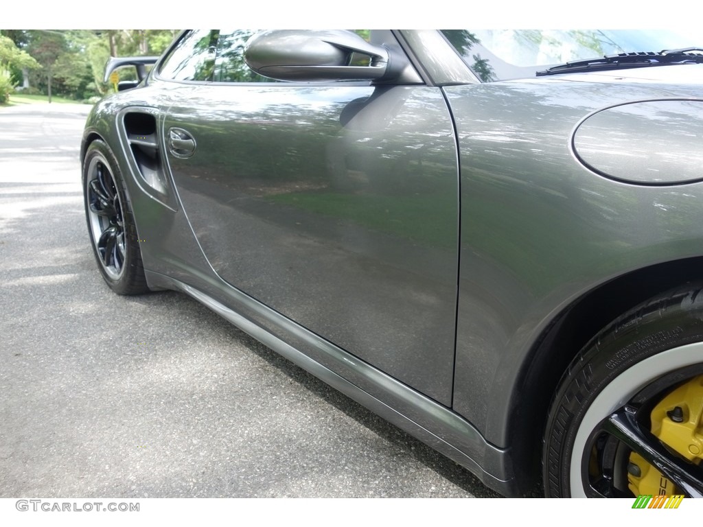 2008 911 GT2 - Meteor Grey Metallic / Black photo #12