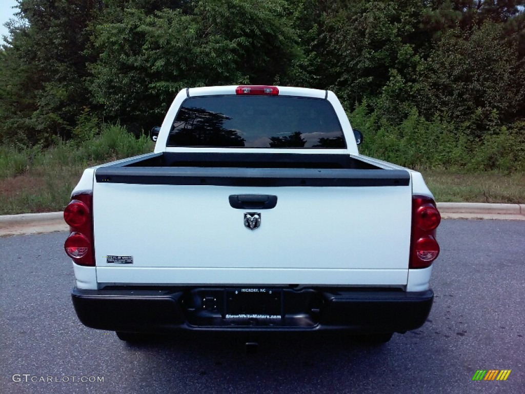 2008 Ram 1500 ST Regular Cab - Bright White / Medium Slate Gray photo #6