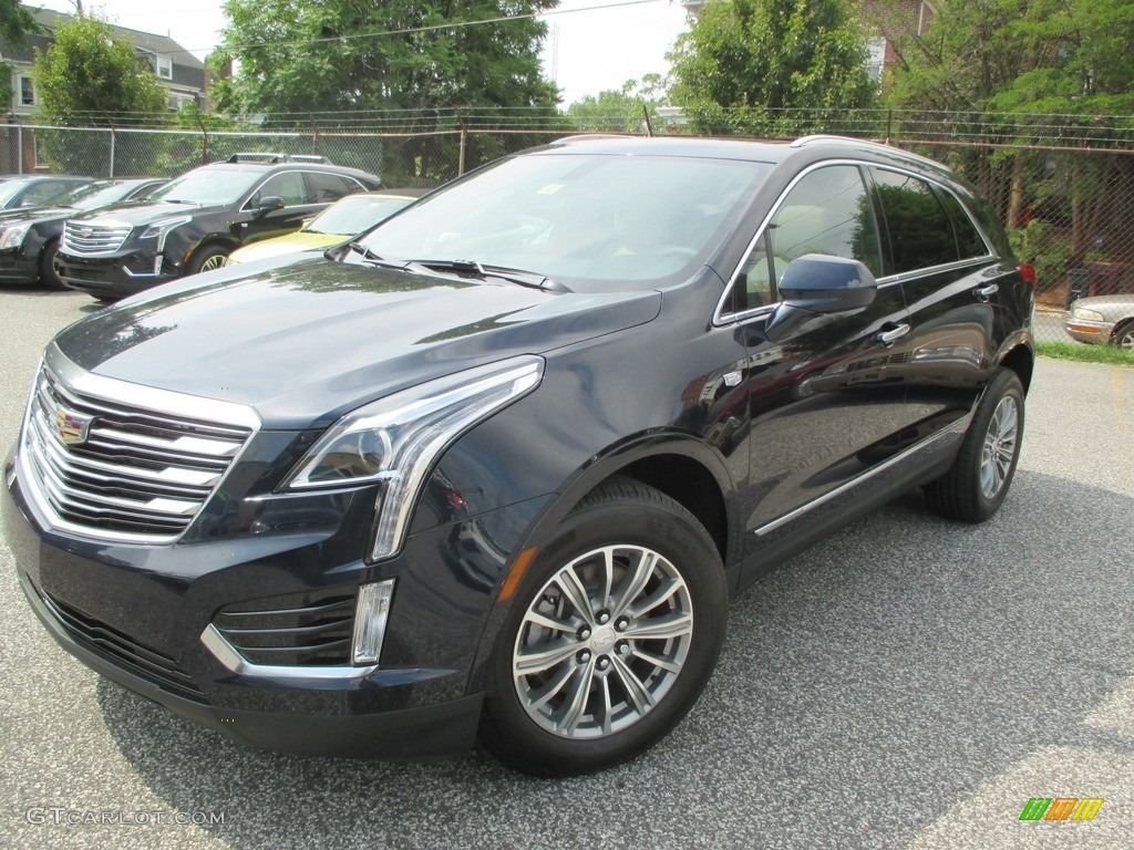 Dark Adriatic Blue Metallic 2017 Cadillac XT5 Luxury Exterior Photo #114148978