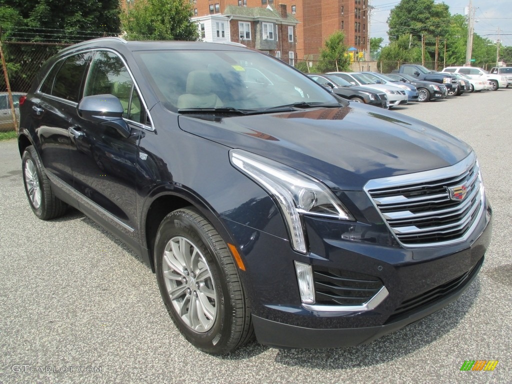 Dark Adriatic Blue Metallic 2017 Cadillac XT5 Luxury Exterior Photo #114149065