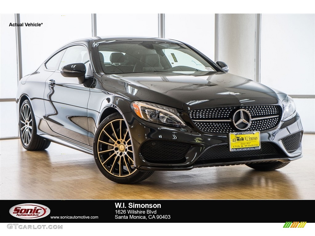 2016 C 300 Sedan - Black / Black photo #1