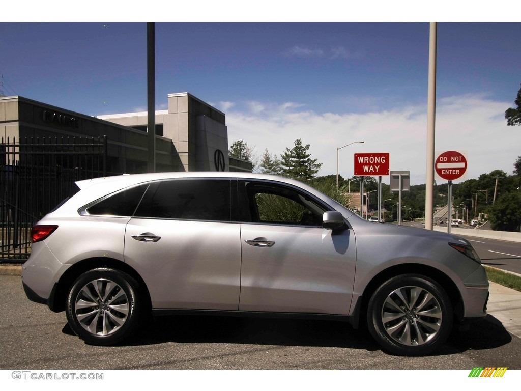 2015 MDX SH-AWD Technology - Silver Moon / Graystone photo #3