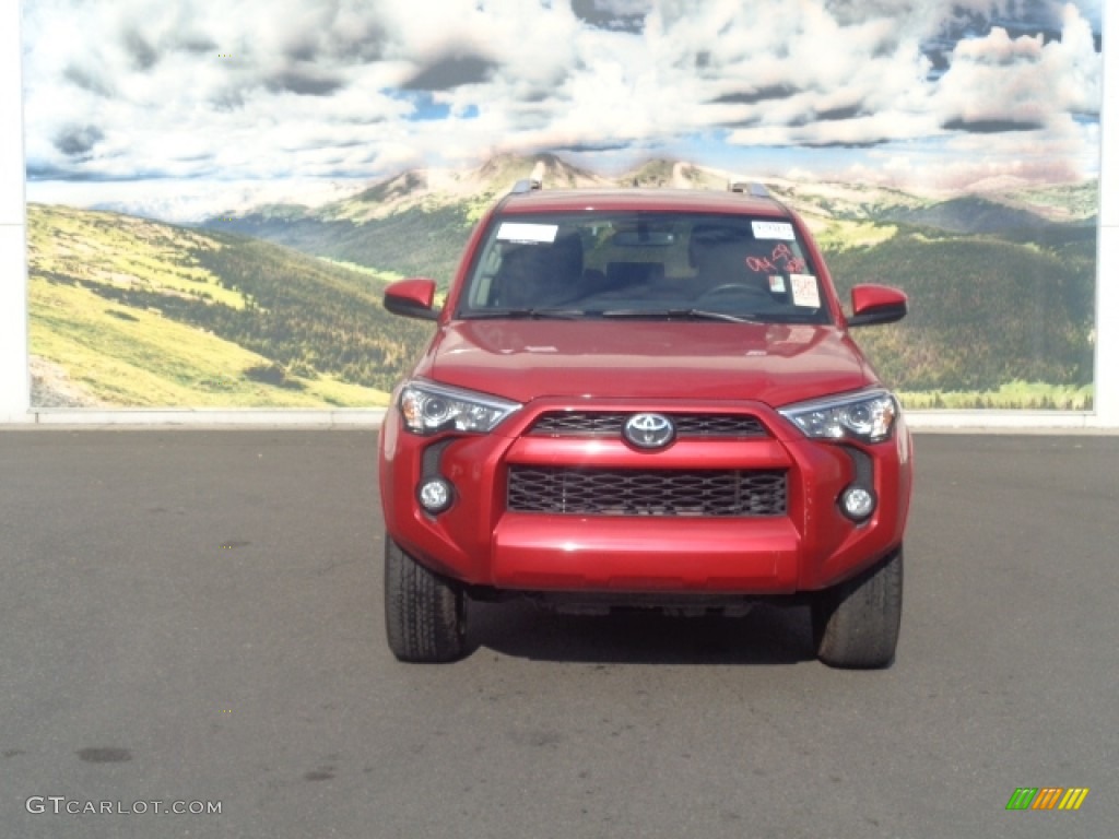 2015 4Runner SR5 4x4 - Barcelona Red Metallic / Black photo #2