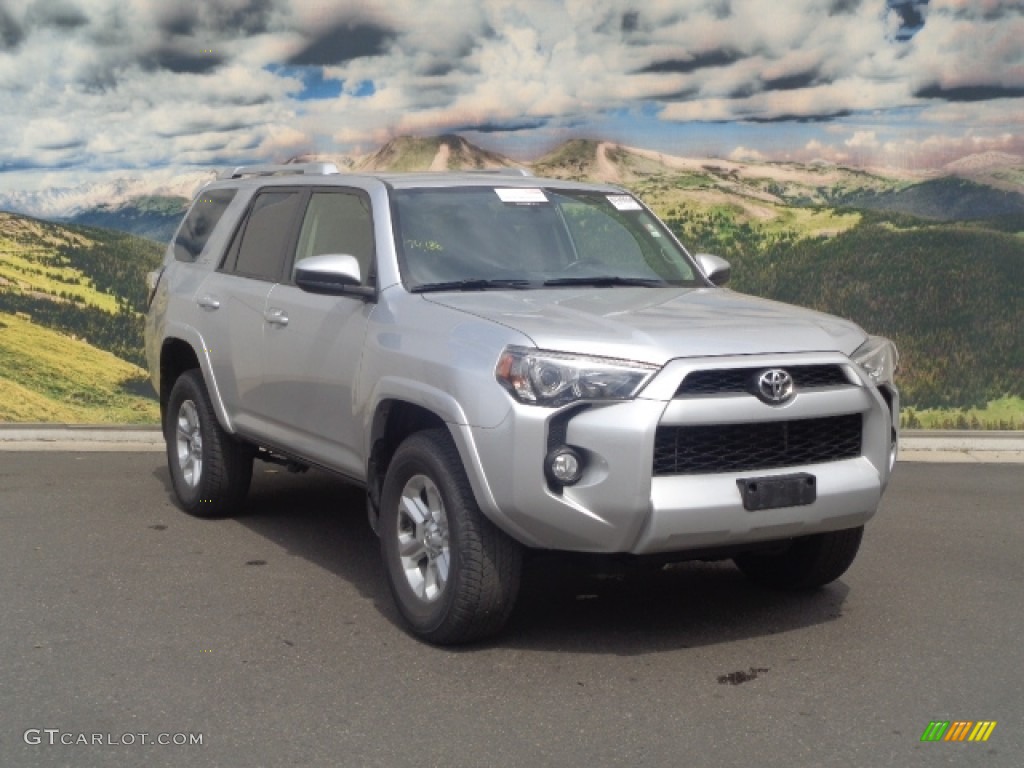 2015 4Runner SR5 4x4 - Classic Silver Metallic / Black photo #1