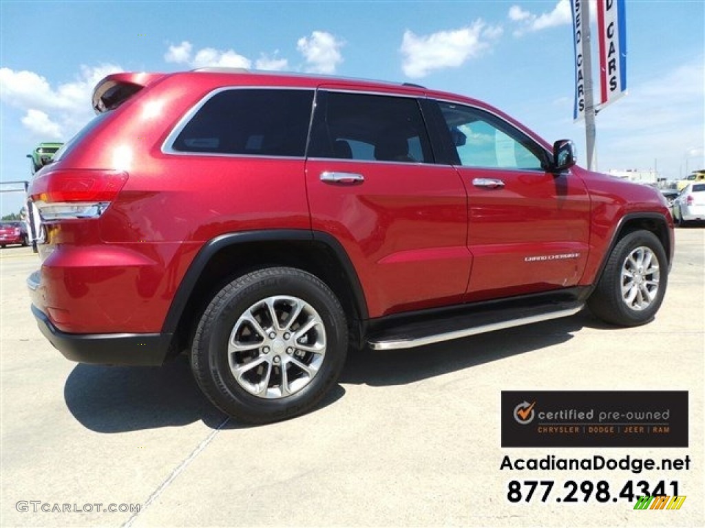 2014 Grand Cherokee Limited - Deep Cherry Red Crystal Pearl / New Zealand Black/Light Frost photo #9